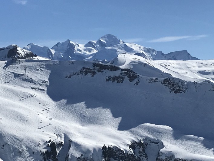 Location de vacances - Appartement à Samoëns - Vue Mont Blanc