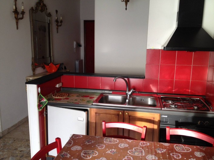 Location de vacances - Appartement à Ospedaletti - Angle cuisine