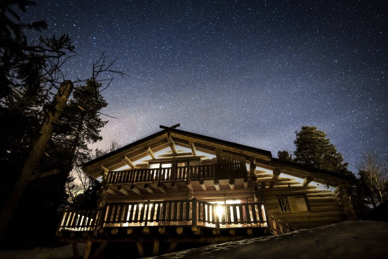 Location de vacances - Chalet à Bolquère - La nuit (photo réalisée sans trucage)
