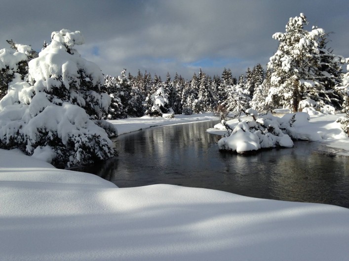 Location de vacances - Chalet à Bolquère - Une promenade  à coté du chalet : le petit Canada