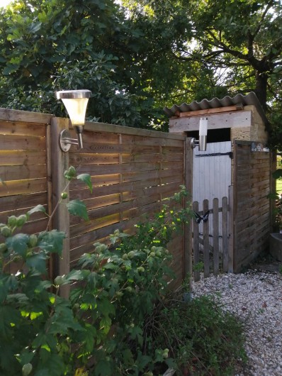 Location de vacances - Gîte à Vignonet - Entrée jardin privatif