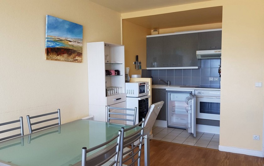 Location de vacances - Appartement à Wimereux - salle a manger   cuisine