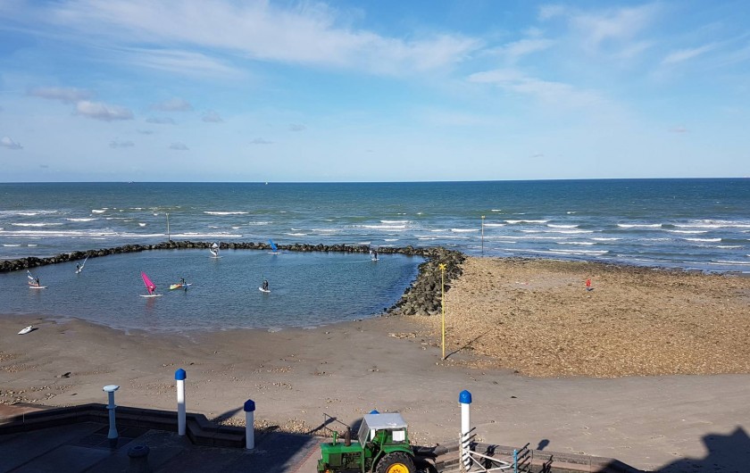 Location de vacances - Appartement à Wimereux - vue face au balcon