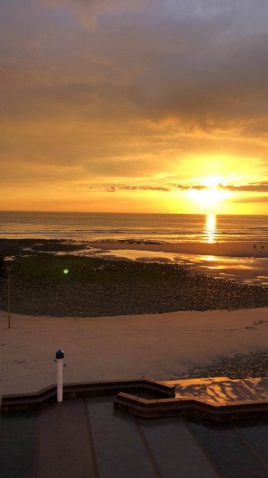 Location de vacances - Appartement à Wimereux - couché soleil