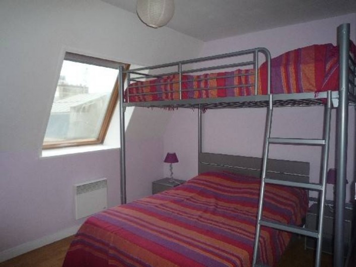 Location de vacances - Appartement à Wimereux - chambre avec 2 lits double