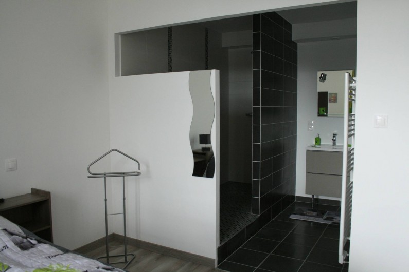 Location de vacances - Appartement à Luxeuil-les-Bains - douche italienne coin salle de bain
