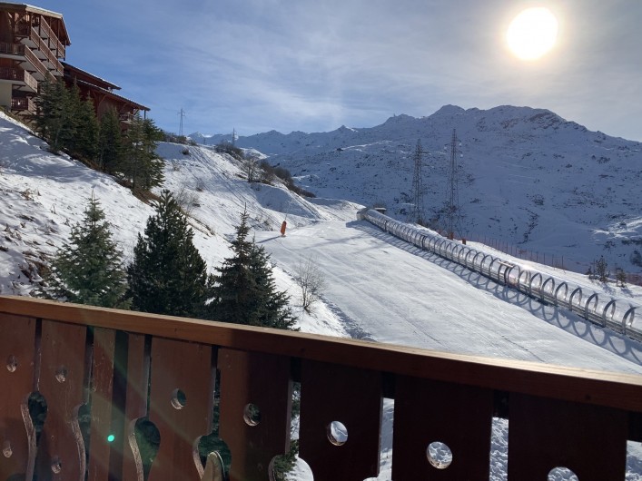 Location de vacances - Appartement à Les Menuires - Vue vers Val Thorens
