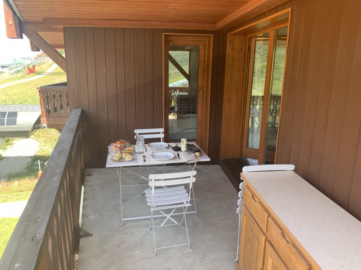 Location de vacances - Appartement à Les Menuires - Balcon