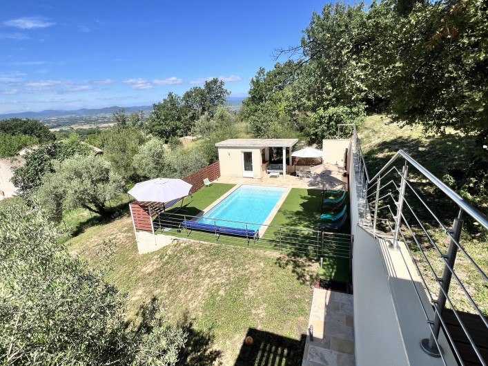 Location de vacances - Villa à Barjac