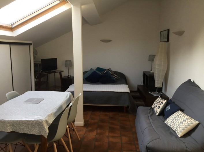 Location de vacances - Villa à Aix-les-Bains - Le Chalet : la grande pièce à vivre