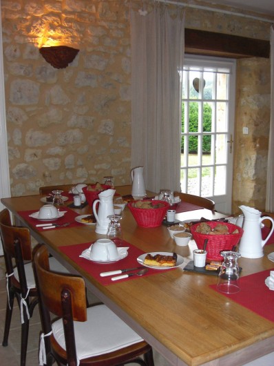 Location de vacances - Chambre d'hôtes à Sarlat-la-Canéda - Petits déjeuners à l'intérieur