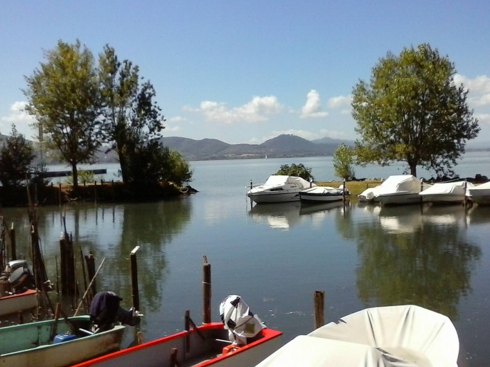Location de vacances - Appartement à Castel Rigone - Bateaux sur le lac Trasimène