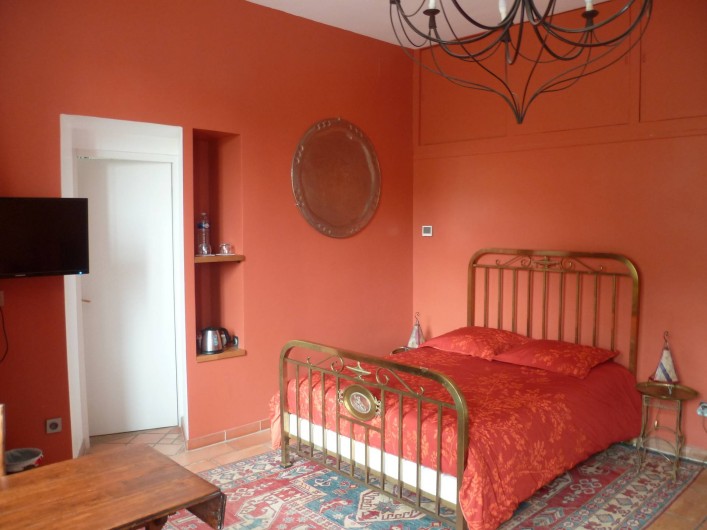 Location de vacances - Villa à Marseille - La chambre Riou de plein pied