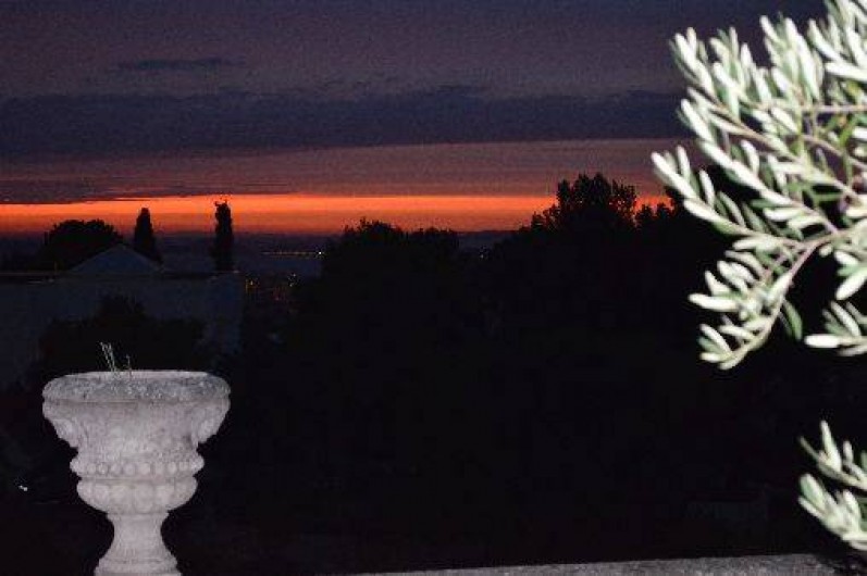 Location de vacances - Villa à Marseille - Un coucher de soleil