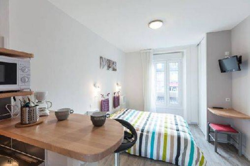 Location de vacances - Studio à Saint-Malo - vue d'ensemble du studio