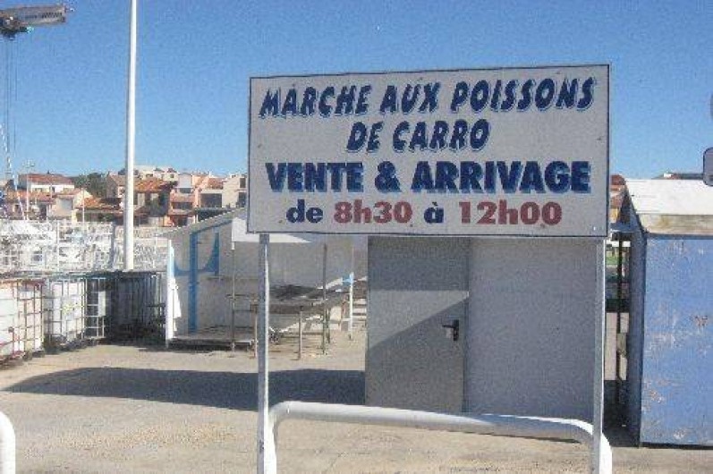 Location de vacances - Appartement à Carry-le-Rouet - vente de poissons