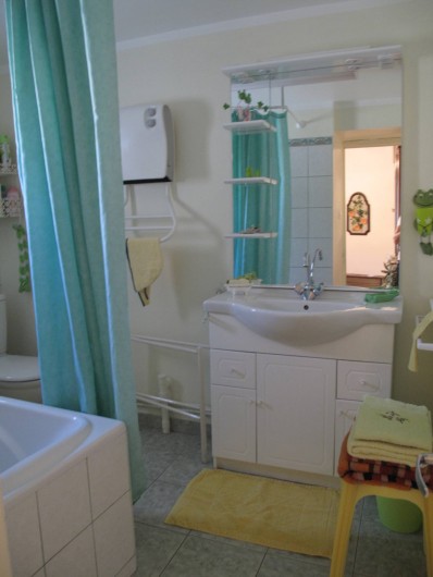 Location de vacances - Gîte à Lapalud - SdB avec baignoire