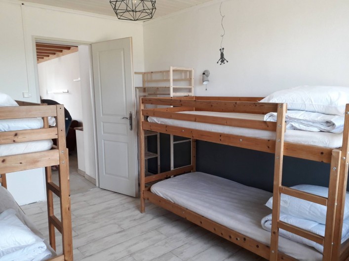 Location de vacances - Gîte à La Force - "Les Bricous" Chambre 2 (lits 4*90)