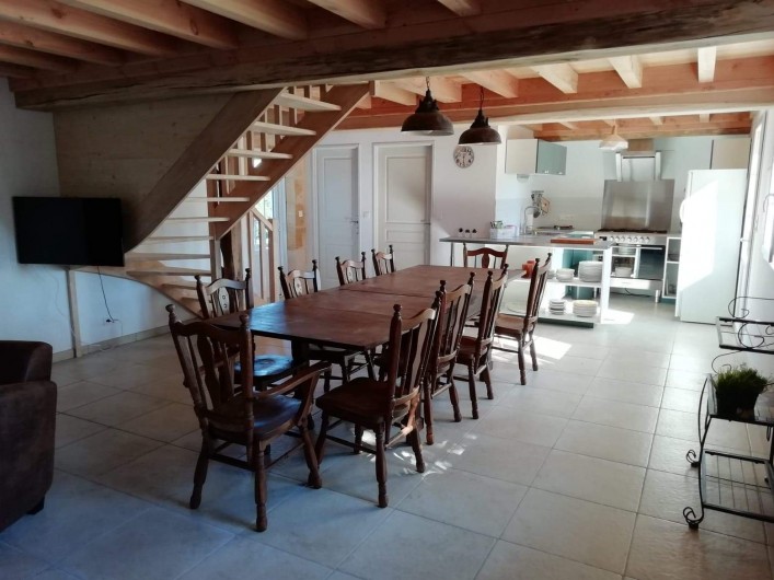 Location de vacances - Gîte à La Force - "Les Bricous" salle à manger