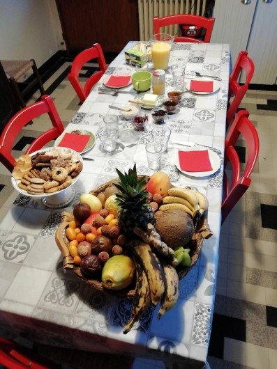 Location de vacances - Gîte à La Force - Petit-déjeuner