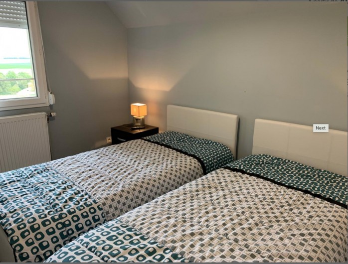 Location de vacances - Villa à Sequehart - Chambre bleue