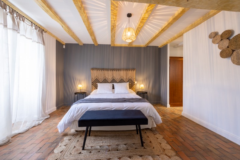 Location de vacances - Gîte à La Jaudonnière - Chambre 1 ( lit 160x200 )