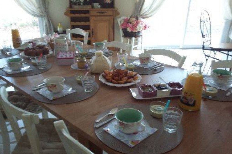 Location de vacances - Chambre d'hôtes à Anla - petit déjeuner