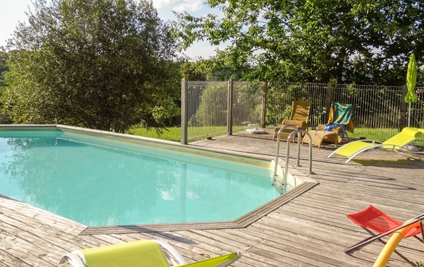 Location de vacances - Gîte à Bourrou - Piscine