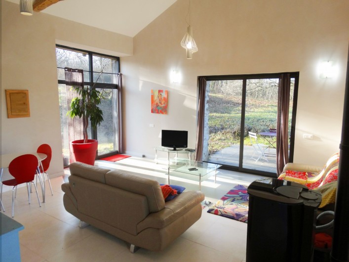 Location de vacances - Gîte à Bourrou - Salon lagrangette