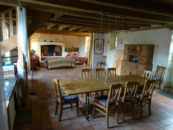 Location de vacances - Gîte à Bourrou - Salon gite alep