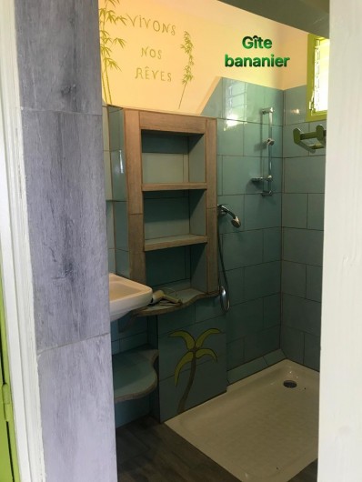 Location de vacances - Gîte à Sainte-Anne - salle d eau bananier