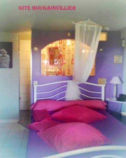 Location de vacances - Gîte à Sainte-Anne - chambre gite bougainvillier