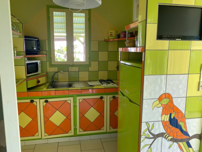 Location de vacances - Gîte à Sainte-Anne - cuisine gite bananier