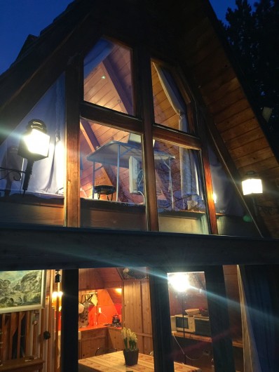 Location de vacances - Chalet à Allos - FAÇADE PANORAMIQUE  / OUEST