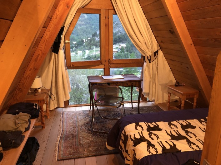 Location de vacances - Chalet à Allos - CHAMBRE PANORAMIQUE