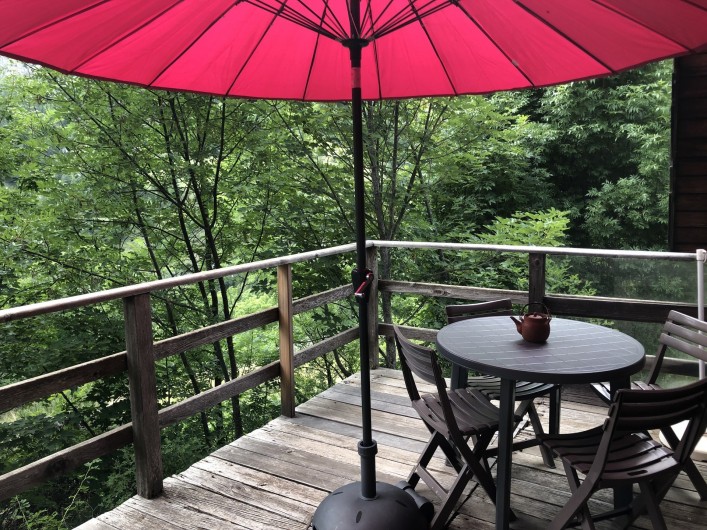 Location de vacances - Chalet à Allos - TERRASSE