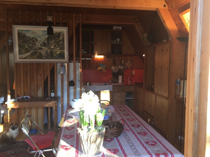 Location de vacances - Chalet à Allos - CUISINE PARTAGÉE
