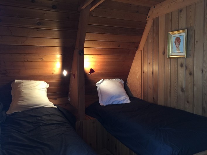 Location de vacances - Chalet à Allos - CHAMBRE RCH / EST