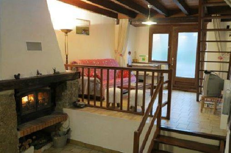 Location de vacances - Gîte à Saint-Pierre-de-Nogaret - Cheminée avec bois fourni gratuitement...