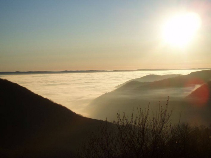 Location de vacances - Gîte à Saint-Pierre-de-Nogaret - Au dessus des nuages...