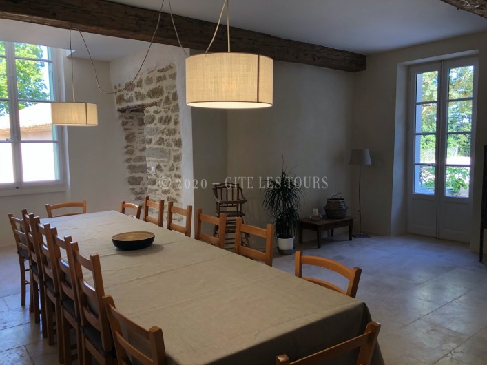 Location de vacances - Gîte à Sarrians - Salle à manger