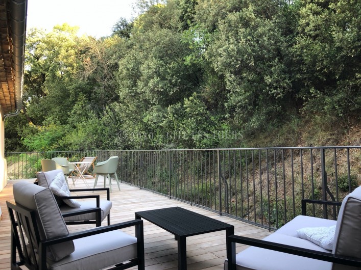 Location de vacances - Gîte à Sarrians - Terrasse 1er