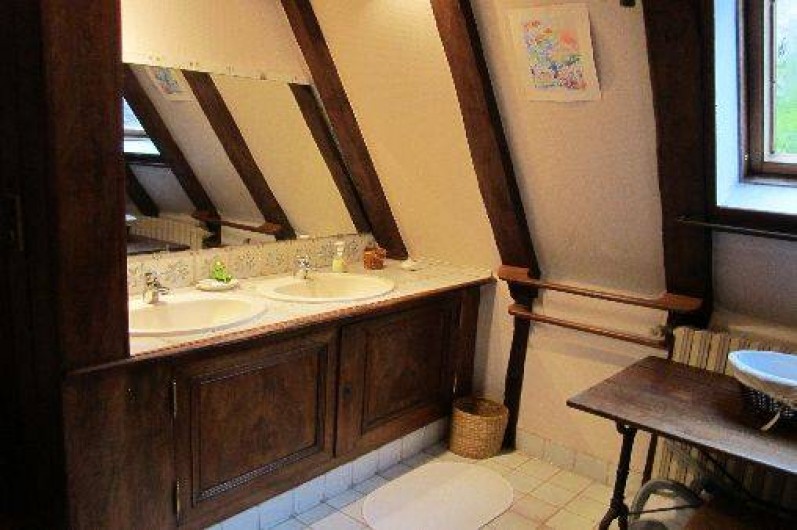 Location de vacances - Gîte à Montrichard - Salle d'eau , douche lavabos et WC