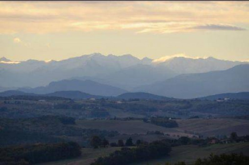 Location de vacances - Maison - Villa à Tournan - Un lever de soleil en novembre vu depuis la terrasse