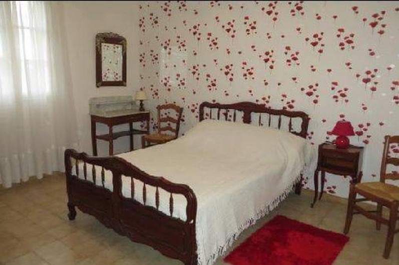 Location de vacances - Maison - Villa à Tournan - La chambre "Coquelicots"