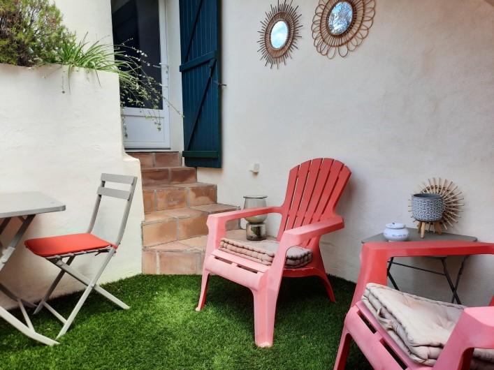 Location de vacances - Appartement à Montagnac - petite terrasse