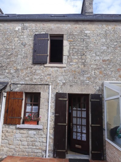 Location de vacances - Appartement à Sainte-Marie-du-Mont - entrée principale