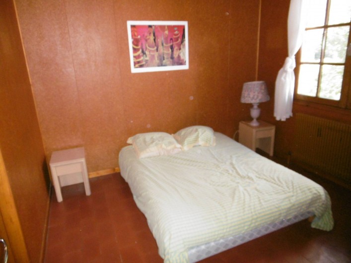 Location de vacances - Chalet à Alex - chambre 2 : 1 lit double de 140 cm