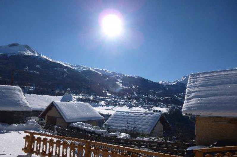 Location de vacances - Maison - Villa à Les Orres - Vue sur les cimes enneigées