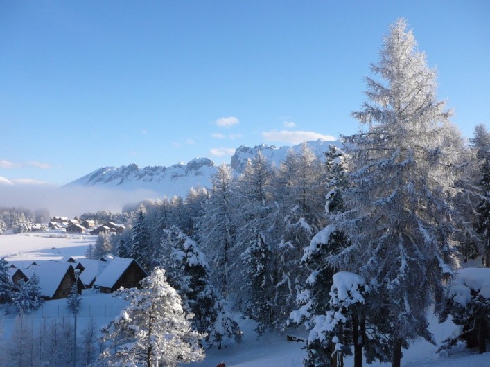 Location de vacances - Chalet à La Joue du Loup - Vue depuis le balcon